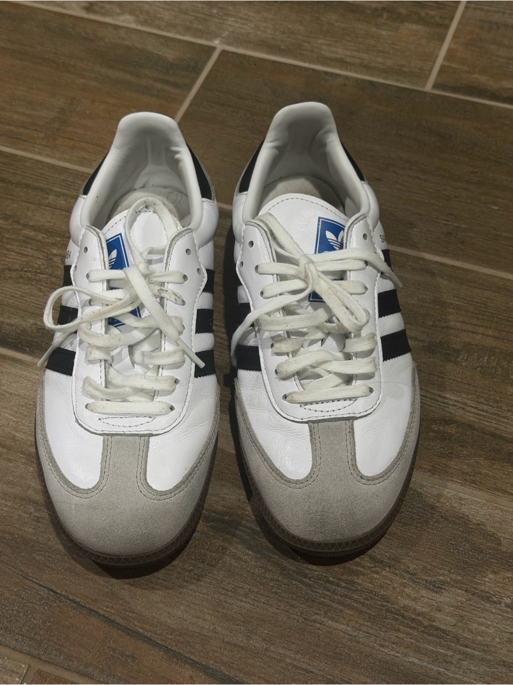 Adidas Sambas white and grey